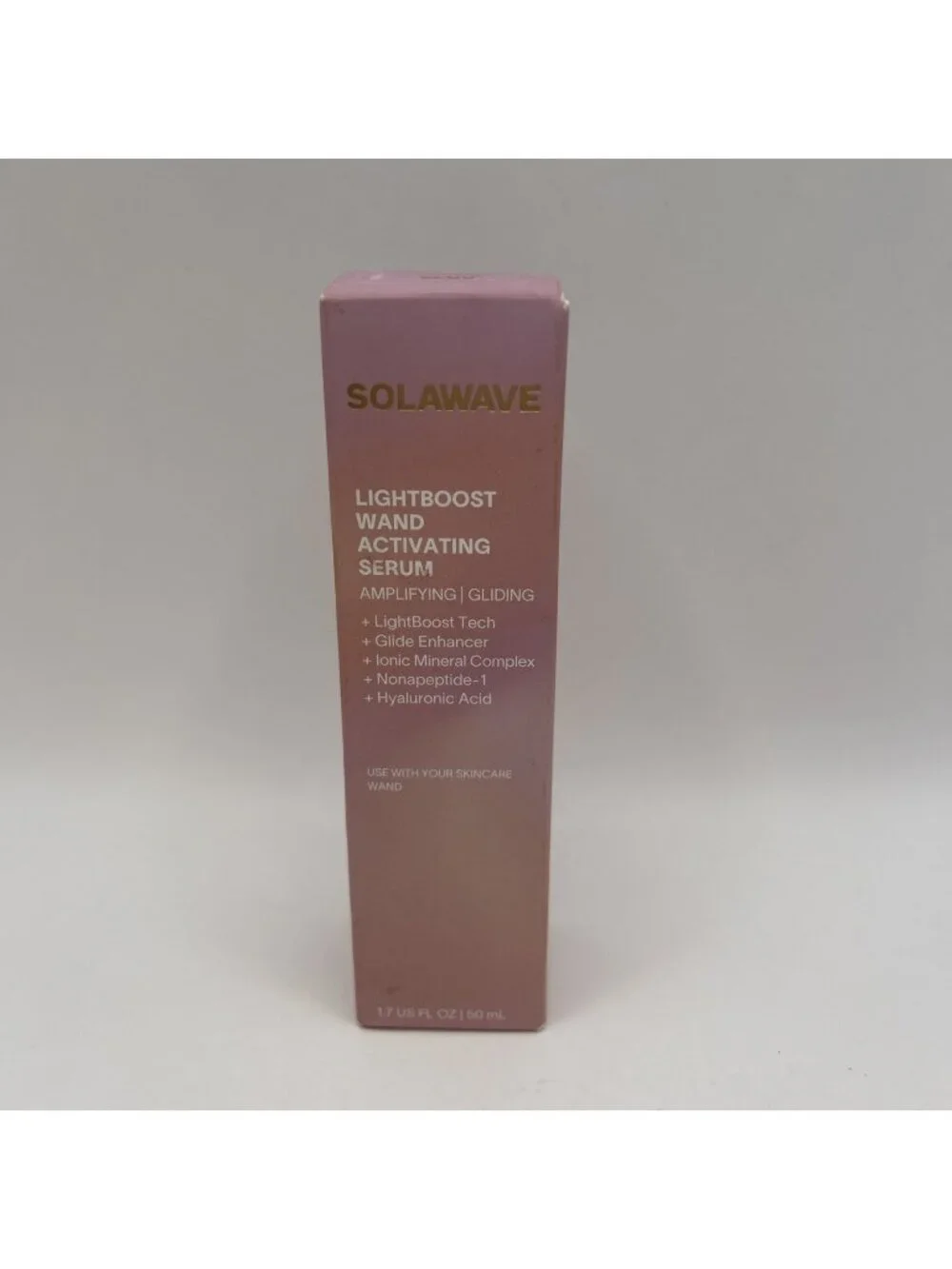 Solawave LightBoost Wand Activating Serum 1.7 fl oz Amplifying Gliding Vegan